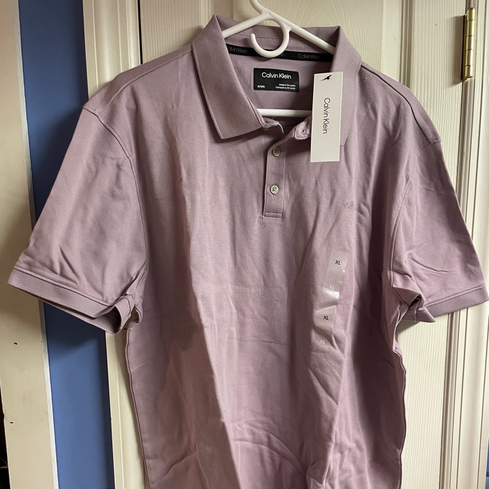 CALVIN KLEIN MENS POLO SHIRT NEW WITH TAGS